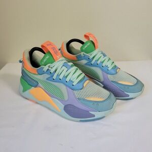 Puma RS-X Running System Sneakers Pastel Multi Color Retro 370750-08 Womens 8.5